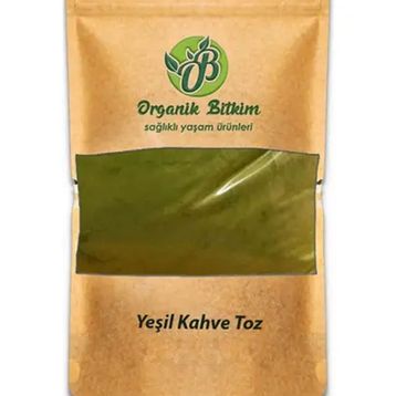 Organik Bitkim 1 kg Toz Yeşil Kahve