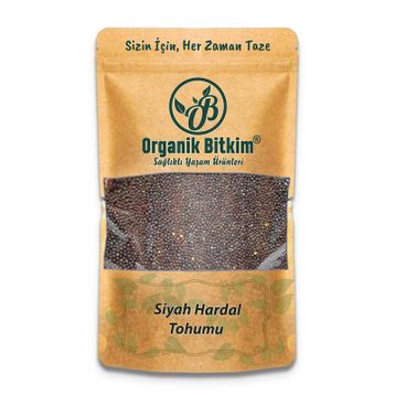 Organik Bitkim 250 gr Tane Siyah Hardal Tohumu