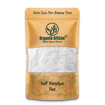 Organik Bitkim Toz 100 gr Saf Vanilya