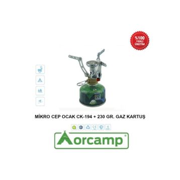 Orgaz Orcamp CK194 Kartuş Cep Ocağı