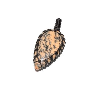 Örgülü Doğal Jasper 002 Kolye Ucu