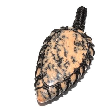 Örgülü Doğal Jasper 002 Kolye Ucu
