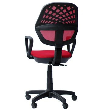 Orianna Design Fileli Kırmızı Ofis Çalışma Koltuğu