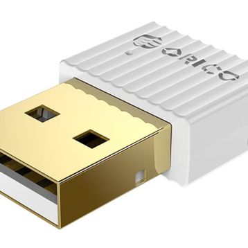 Orico BTA-508 Beyaz Bluetooth 5.0 Mini USB Dongle Adaptör