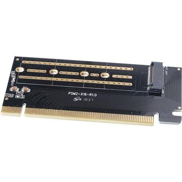 Orico PCIe 3.0 x16 Uyumlu 32Gbps NVMe M.2 SSD Siyah Dönüştürücü Adaptör