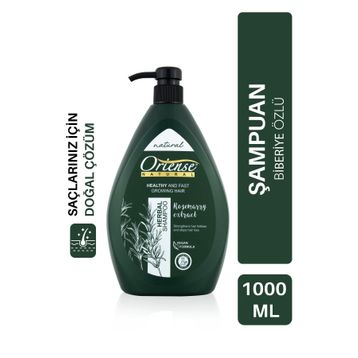 Oriense Natural Herbal 1000 ml Biberiye Özü Şampuan