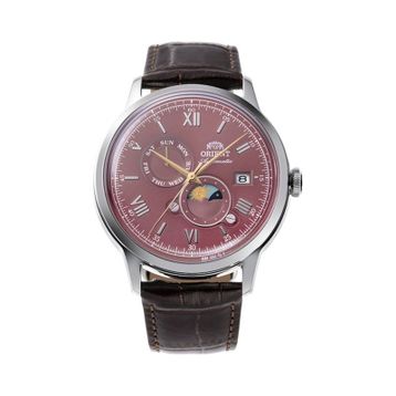 Orient Bambino RA-AK0807R30B Kahverengi-Bordo Kol Saati