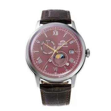 Orient Bambino RA-AK0807R30B Kahverengi-Bordo Kol Saati