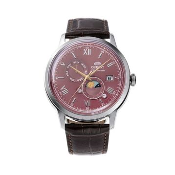 Orient Bambino RA-AK0807R30B Kahverengi-Bordo Kol Saati