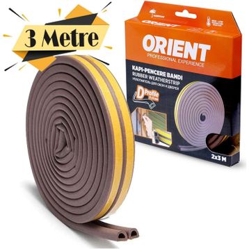Orient Kahverengi Kapı Pencere Fitili Soğuk 2x3 m İzolasyon Bandı