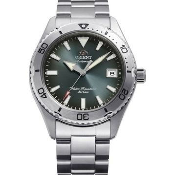 Orient RA-AC0Q13E30B Gri Safir Cam Yeşil Erkek Kol Saati