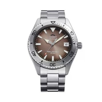 Orient RA-AC0Q17Y30B Gri Safir Cam Kahverengi Erkek Kol Saati