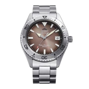 Orient RA-AC0Q17Y30B Gri Safir Cam Kahverengi Erkek Kol Saati