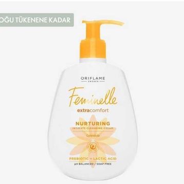 Oriflame Feminelle Extra Comfort Dış Genital Bölgeler İçin Besleyici 300 ml Temizleme Kremi