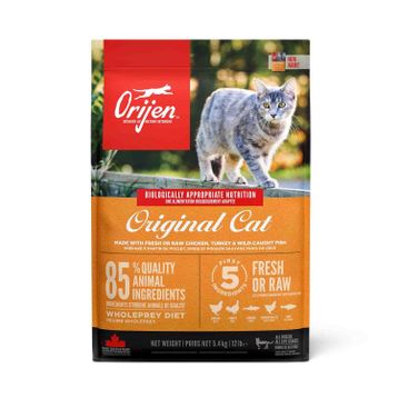 Orijen Original Cat Tahılsız 5.4 KG Yavru ve Yetişkin Kedi Mamasi