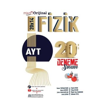 Orijinal Mikro AYT Fizik 20'li Deneme Sınavı Orijinal Yayınları