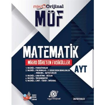 Orijinal Yayınları AYT Matematik MÖF Mikro Öğreten Fasiküller
