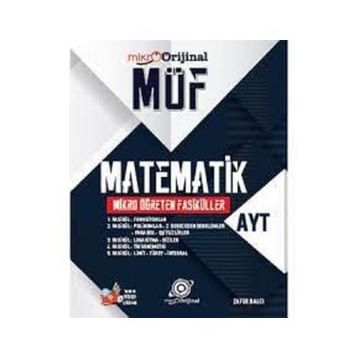 Orijinal Yayınları AYT Matematik MÖF Mikro Öğreten Fasiküller