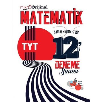 Orijinal Yayınları - Mikro TYT Matematik 12 Deneme