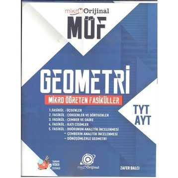 Orijinal Yayınları TYT AYT Geometri MÖF Mikro Öğreten Fasiküller Set
