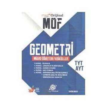 Orijinal Yayınları TYT AYT Geometri MÖF Mikro Öğreten Fasiküller Set
