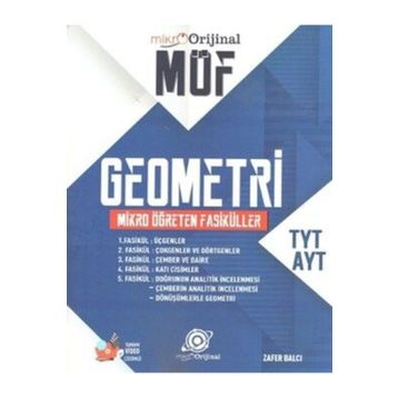 Orijinal Yayınları TYT AYT Geometri MÖF Mikro Öğreten Fasiküller Set