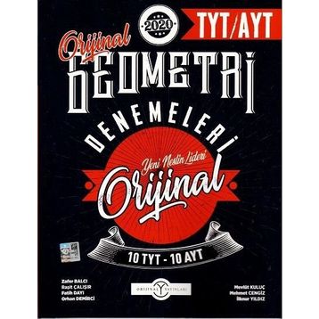 Orijinal Yayınları TYT AYT Orijinal Geometri 10'lu Denemeleri