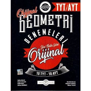 Orijinal Yayınları TYT AYT Orijinal Geometri 10'lu Denemeleri