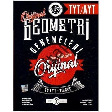 Orijinal Yayınları TYT AYT Orijinal Geometri 10'lu Denemeleri