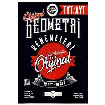 Orijinal Yayınları TYT AYT Orijinal Geometri 10'lu Denemeleri