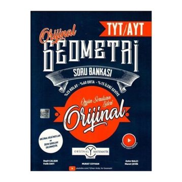 Orijinal Yayınları TYT AYT Orijinal Geometri Soru