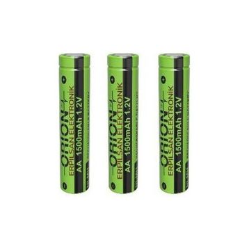 Orion 1.2V NI-MH AA 1500 mAh 3 Adet Şarj Edilebilir Başlıksız Kalem Pil