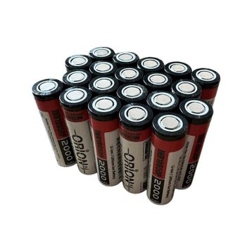 Orion 20 Adet 18650P 3.7V 2000 mAh 15C Şarj Edilebilir Pil