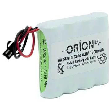 Orion Aa 4.8v 1800MAH Kablo ve Konnektörlü Şarjlı Pil