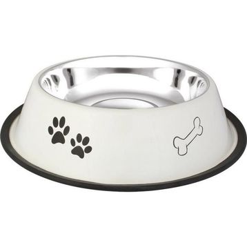 Oripet Pati Kemik Desenli 24 Oz Çelik Kedi Ve Köpek Mama Kabı