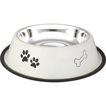 Oripet Pati Kemik Desenli 24 Oz Çelik Kedi Ve Köpek Mama Kabı