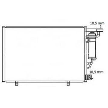 Oris Cfr011000 Ford Transit Courier 1.5Tdci Klima Kondanser