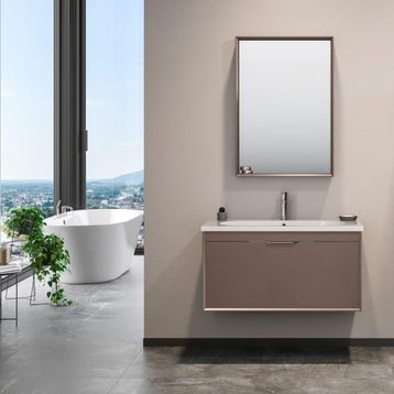 Orka Clay 100 Cm Banyo Dolabı