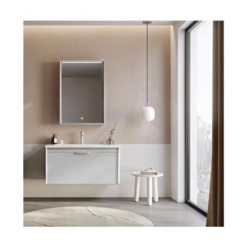 Orka Clay 100 CM Beyaz Banyo Dolabı Takımı