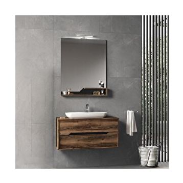 Orka Galia 80 CM Lidya Banyo Dolabı Takımı