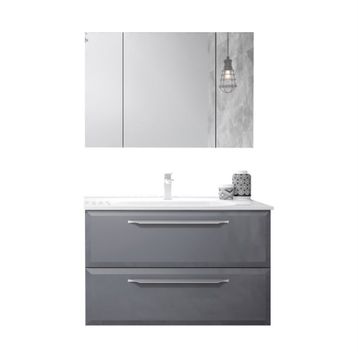 Orka Nuvola 100 cm Mdf Beyaz Banyo Dolabı