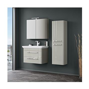 Orka ORKA5000672 Rose Parlak Kaşmir 80 cm Banyo Dolabı Takımı