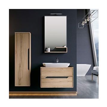 Orka ORKA5002527 Galia Legnano 80 cm Banyo Dolabı Takımı