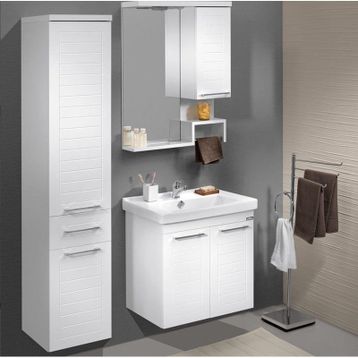 Orka Perge 65 cm Beyaz Banyo Dolabı