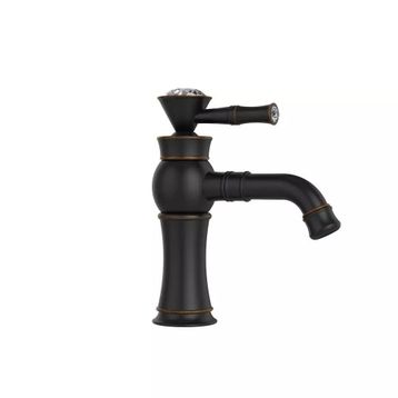 Orka TP1482B Siyah Antik Topkapı Lavabo Bataryası