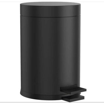 Orka TP55524B Topkapı Siyah 3 lt Pedallı Çöp Kovası