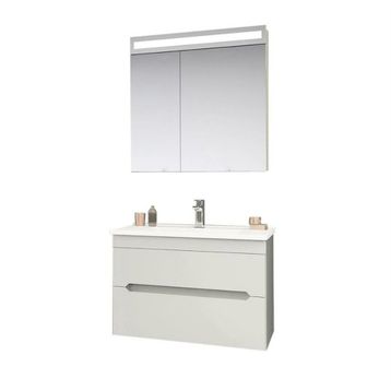 Orka Varna 80 cm Mat Lake Kaşmir Banyo Dolabı Takımı