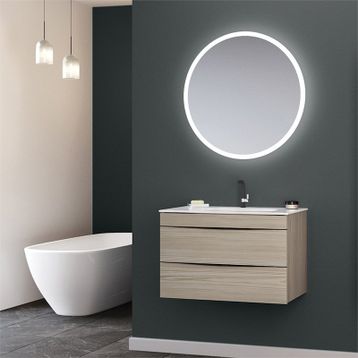 Orka Vento 80 cm Mdf Glassgow Banyo Dolabı