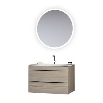 Orka Vento 80 cm Mdf Glassgow Banyo Dolabı