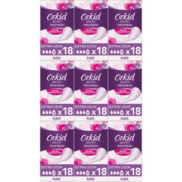 Orkid Discreet Extra Uzun 162 Adet Mesane Pedi